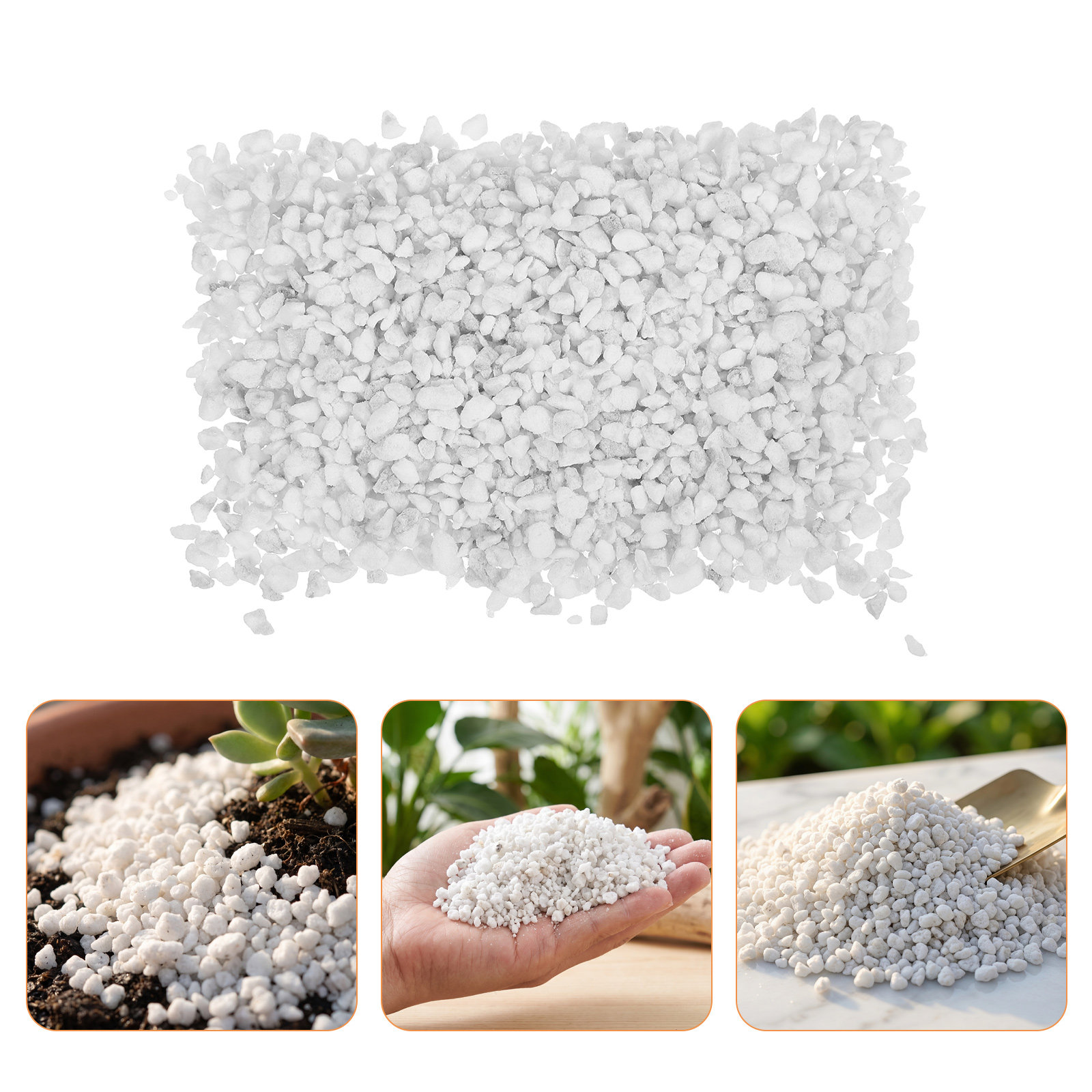Horticulture Soil Perlite - Gartenbau-Perlit für Zimmerpflanzen, 5 Quart, weiße