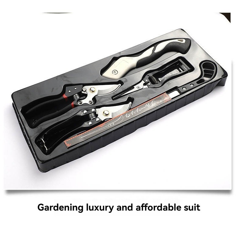 Bonsai Saw Folding - Gartenschere-Set 5-teilig mit Klappsäge, Gartenschere, Ergonomischem