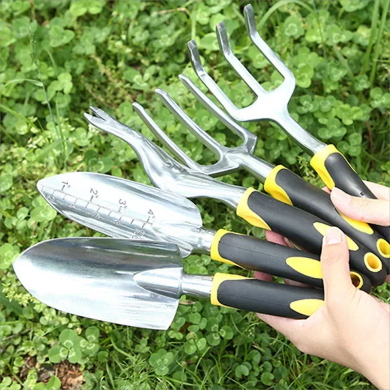 Bonsai Garden Rake - Gartenwerkzeug-Set aus Aluminiumlegierung, leichte Handkelle, Rechen,