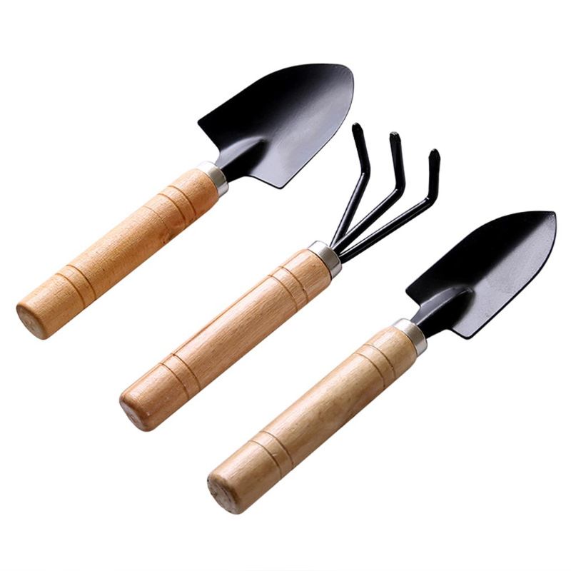 3 stücke Mini Garten Schaufel  – Bonsai Garden Rake Bewertung und Preis
