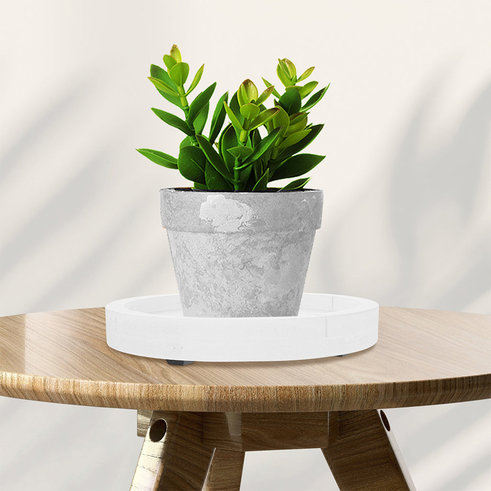 Weiße Runde Verstärkte Zementä – Humidity Tray Pebble Bewertung und Preis