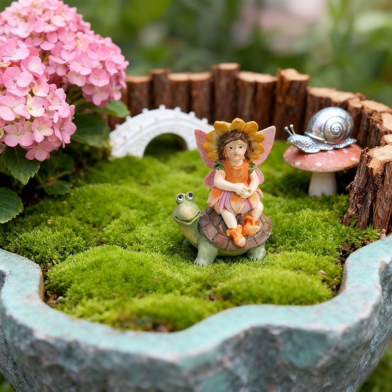 Neue Harzfigur: Feenmädchen re – Bonsai Garden Entrance Bewertung und Preis